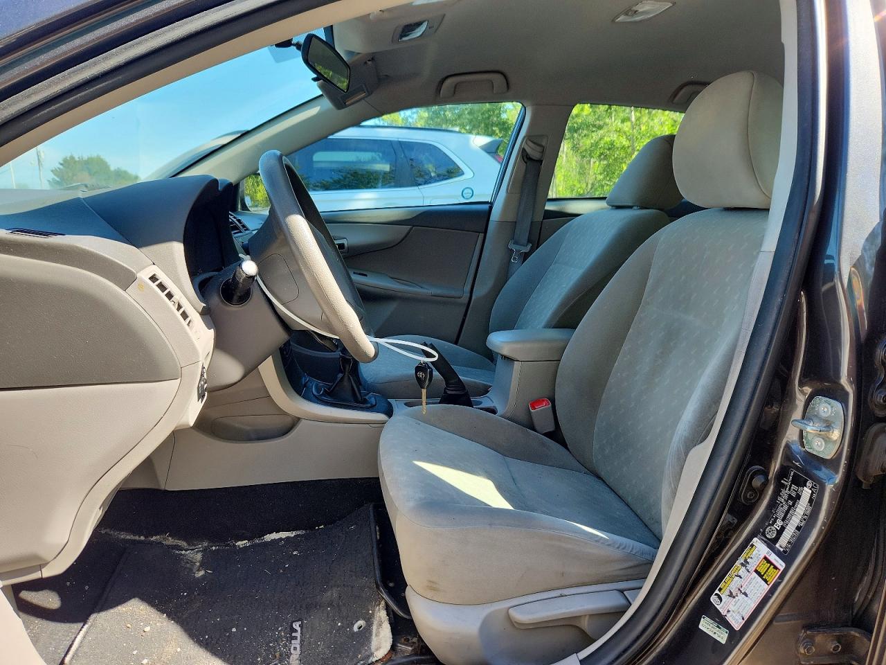2010 Toyota Corolla Base Серый vin: 2T1BU4EE0AC478659