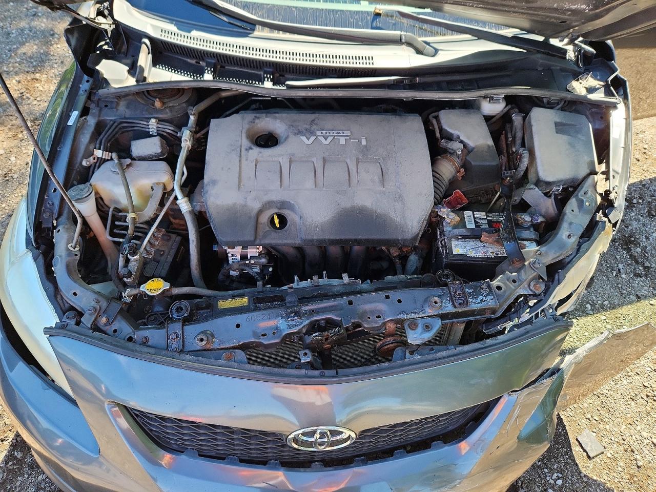 2010 Toyota Corolla Base Серый vin: 2T1BU4EE0AC478659
