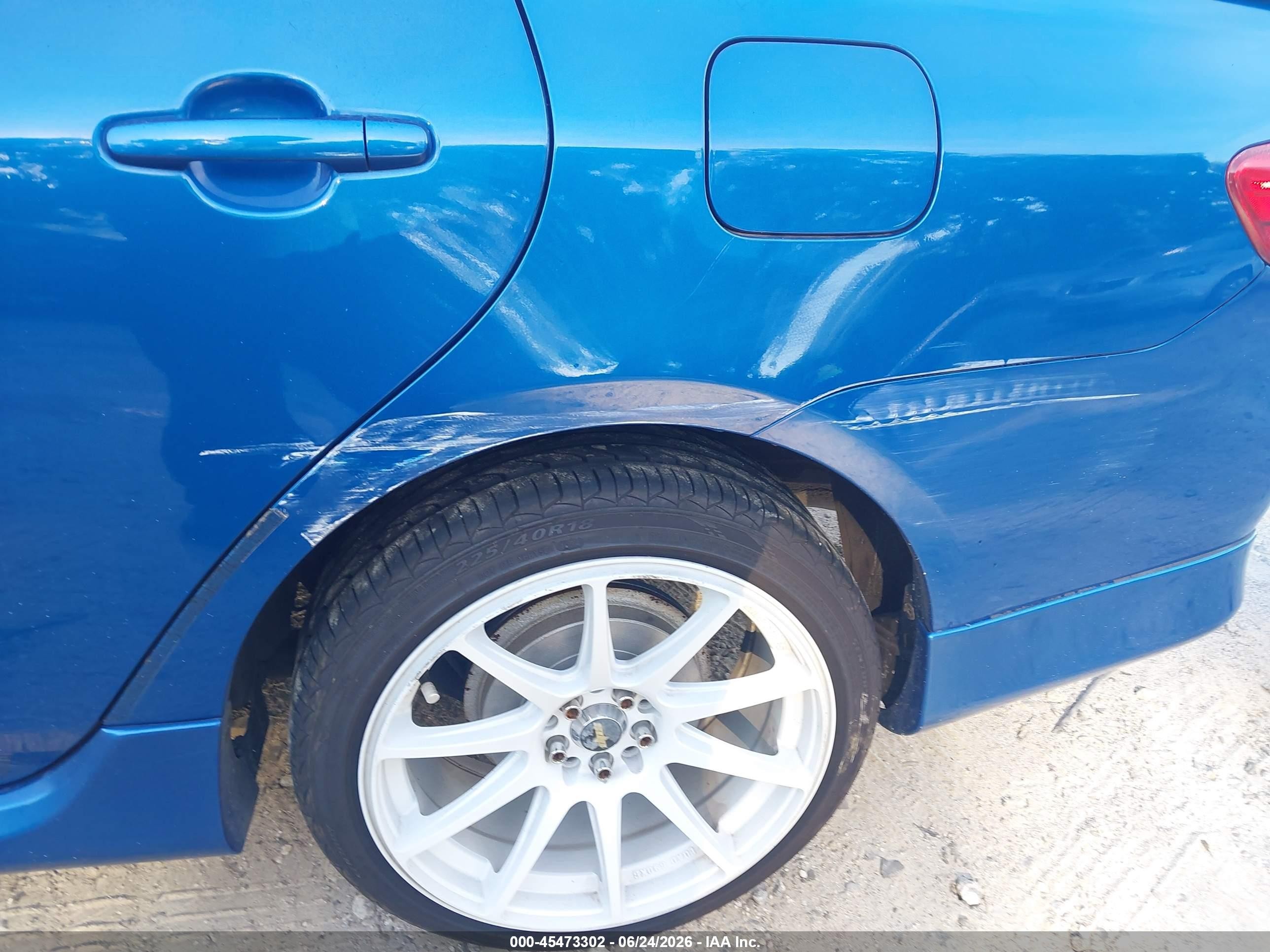 2010 Toyota Corolla S Blue vin: 2T1BU4EE0AC479035