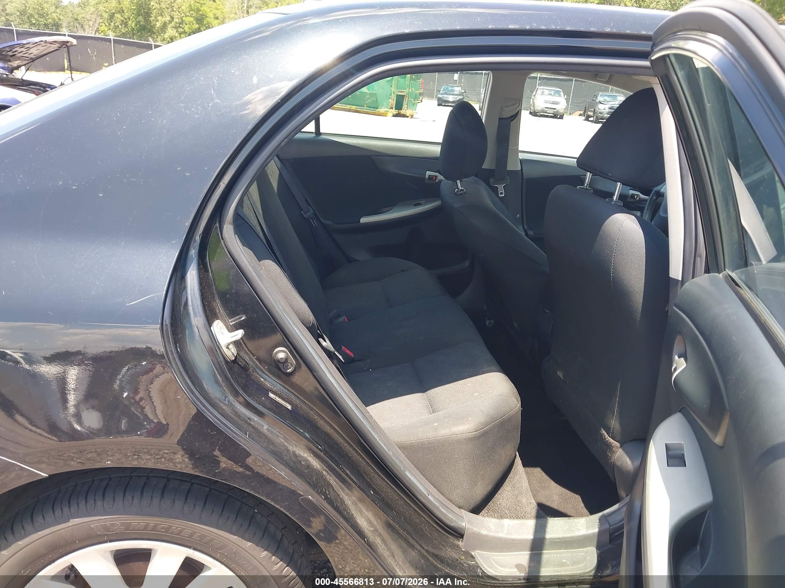 2010 Toyota Corolla S Black vin: 2T1BU4EE0AC479763