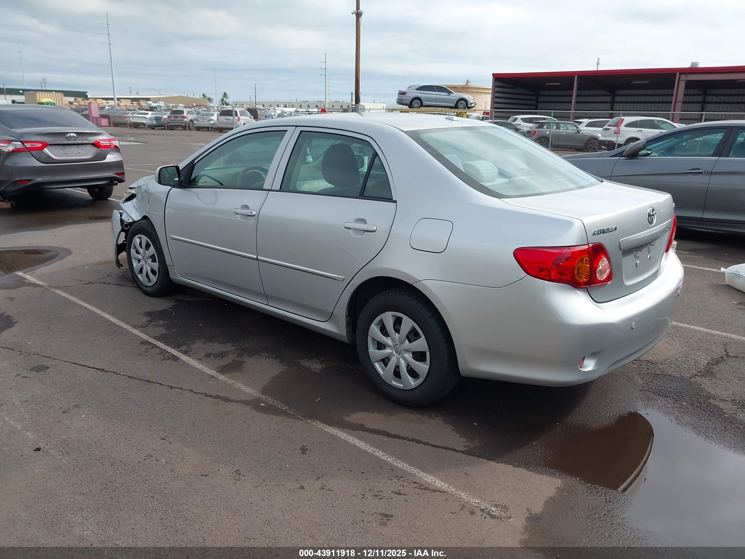 2010 Toyota Corolla Le Серебряный vin: 2T1BU4EE0AC488477