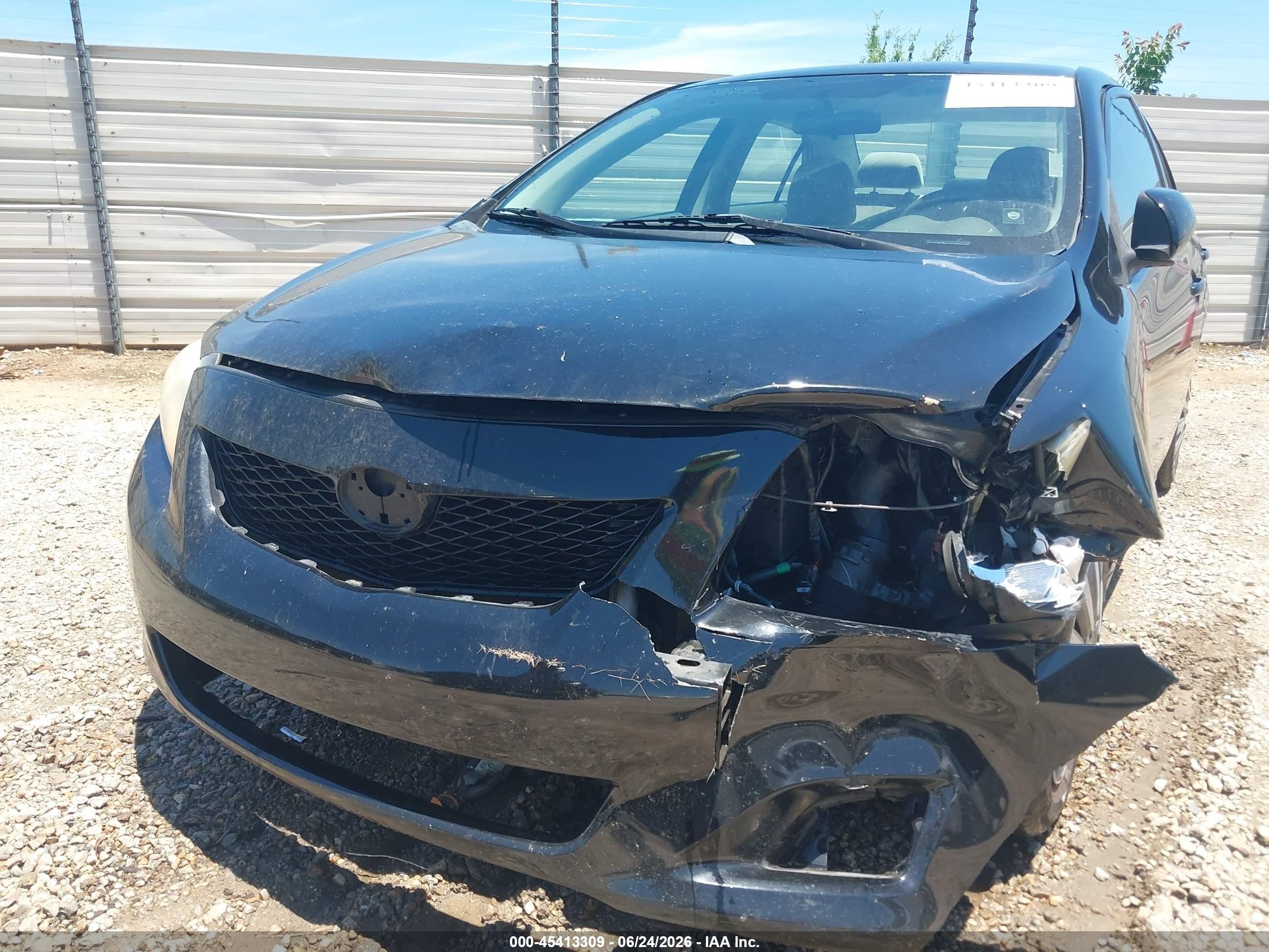 2010 Toyota Corolla Le Черный vin: 2T1BU4EE0AC502216