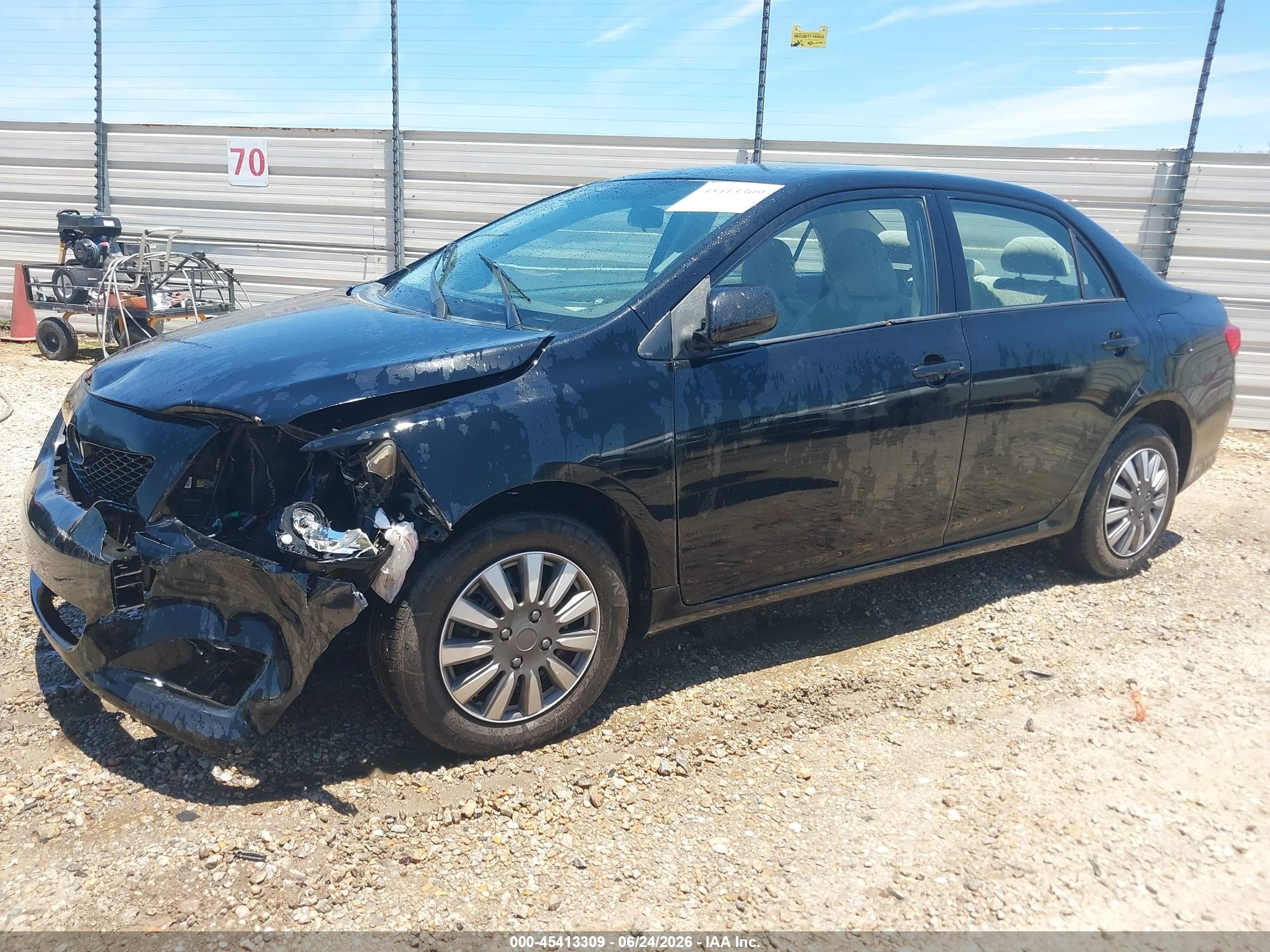 2010 Toyota Corolla Le Черный vin: 2T1BU4EE0AC502216