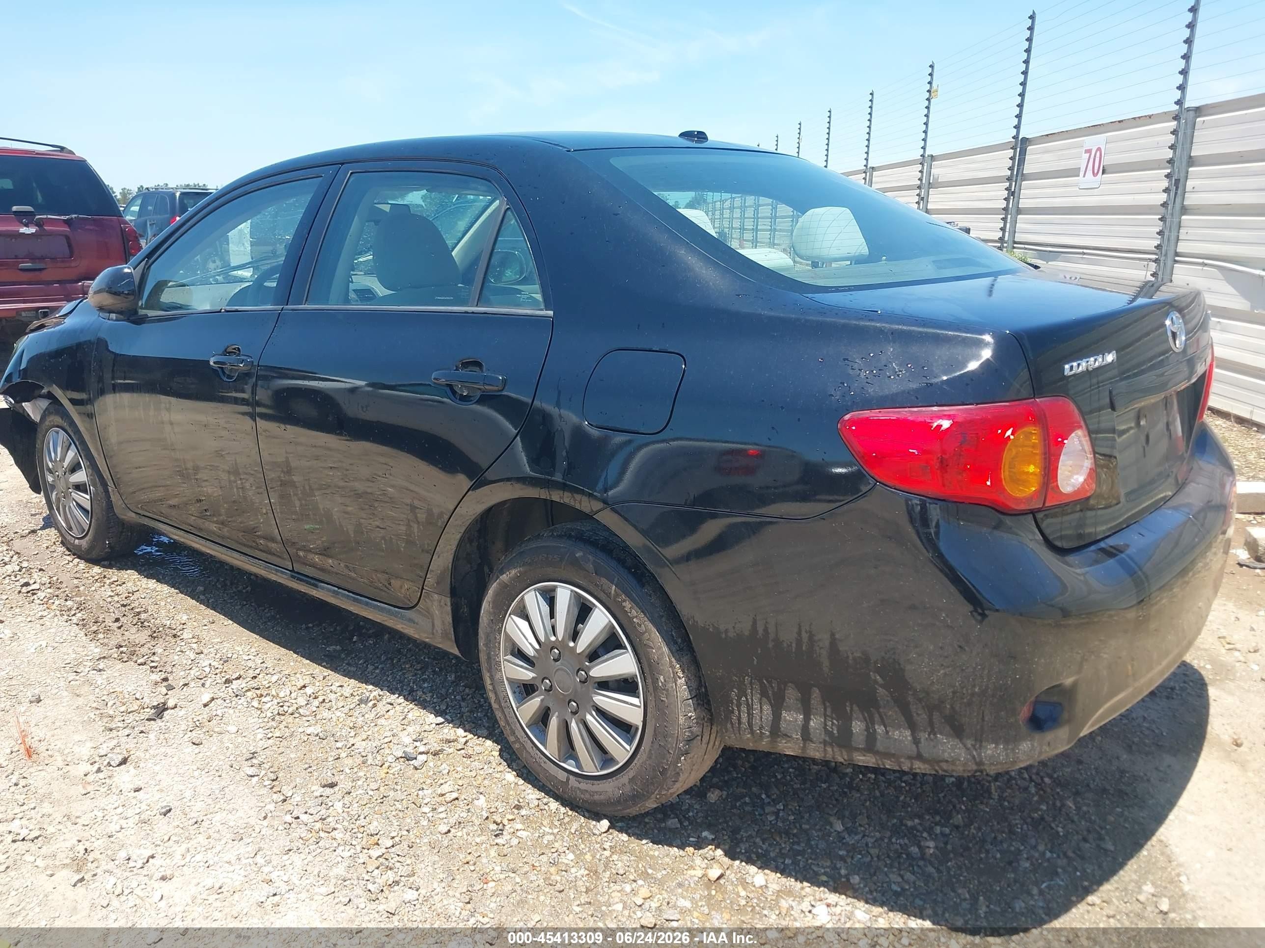 2010 Toyota Corolla Le Черный vin: 2T1BU4EE0AC502216