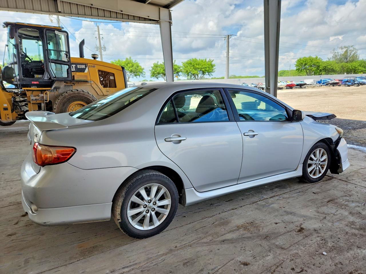 2010 Toyota Corolla S Silver vin: 2T1BU4EE0AC504239
