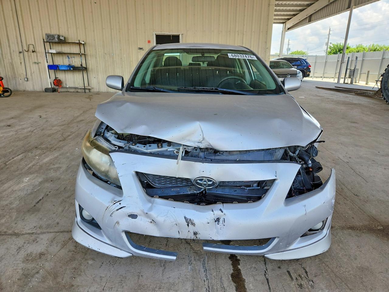 2010 Toyota Corolla S Silver vin: 2T1BU4EE0AC504239