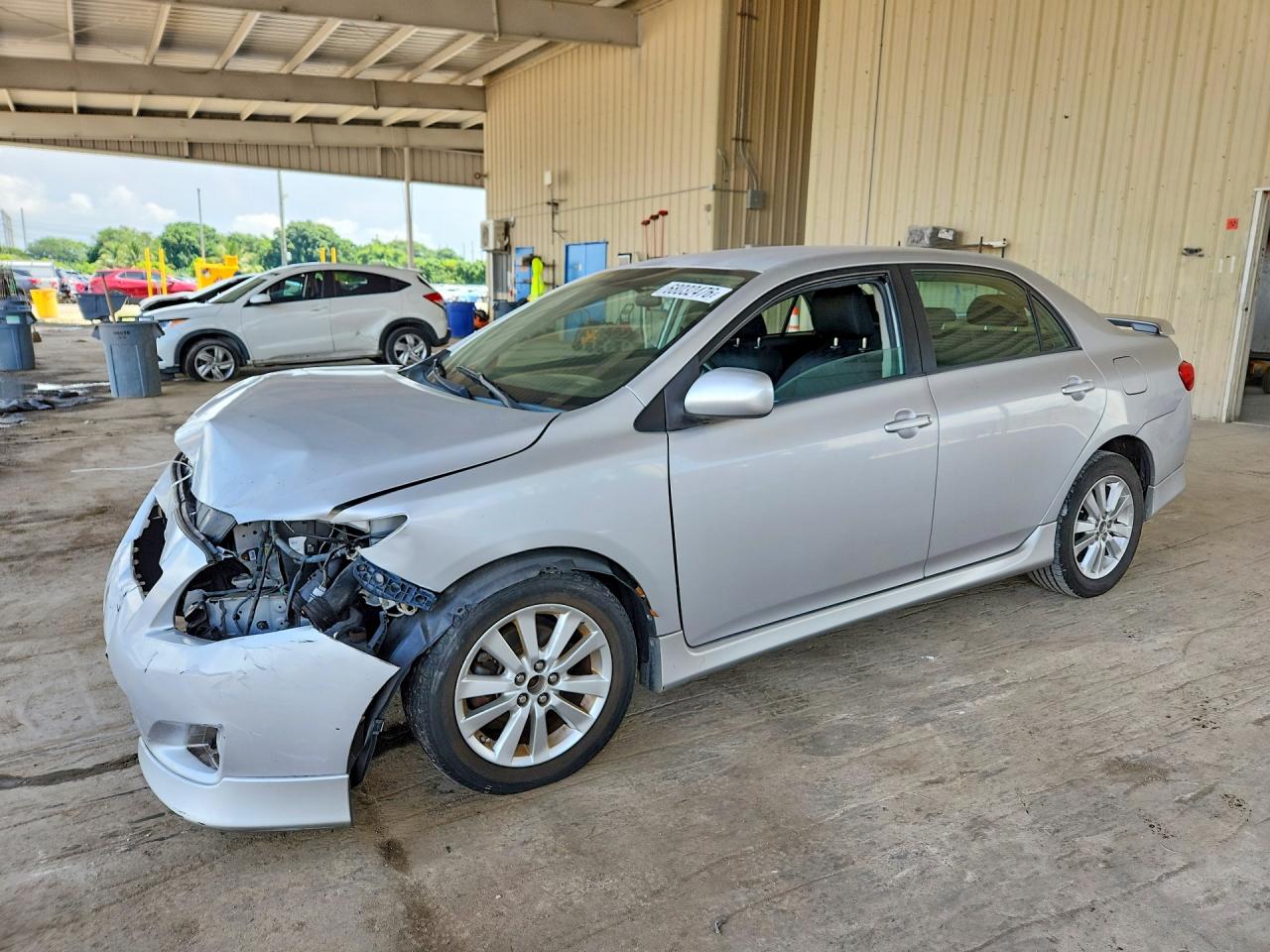 2010 Toyota Corolla S Silver vin: 2T1BU4EE0AC504239