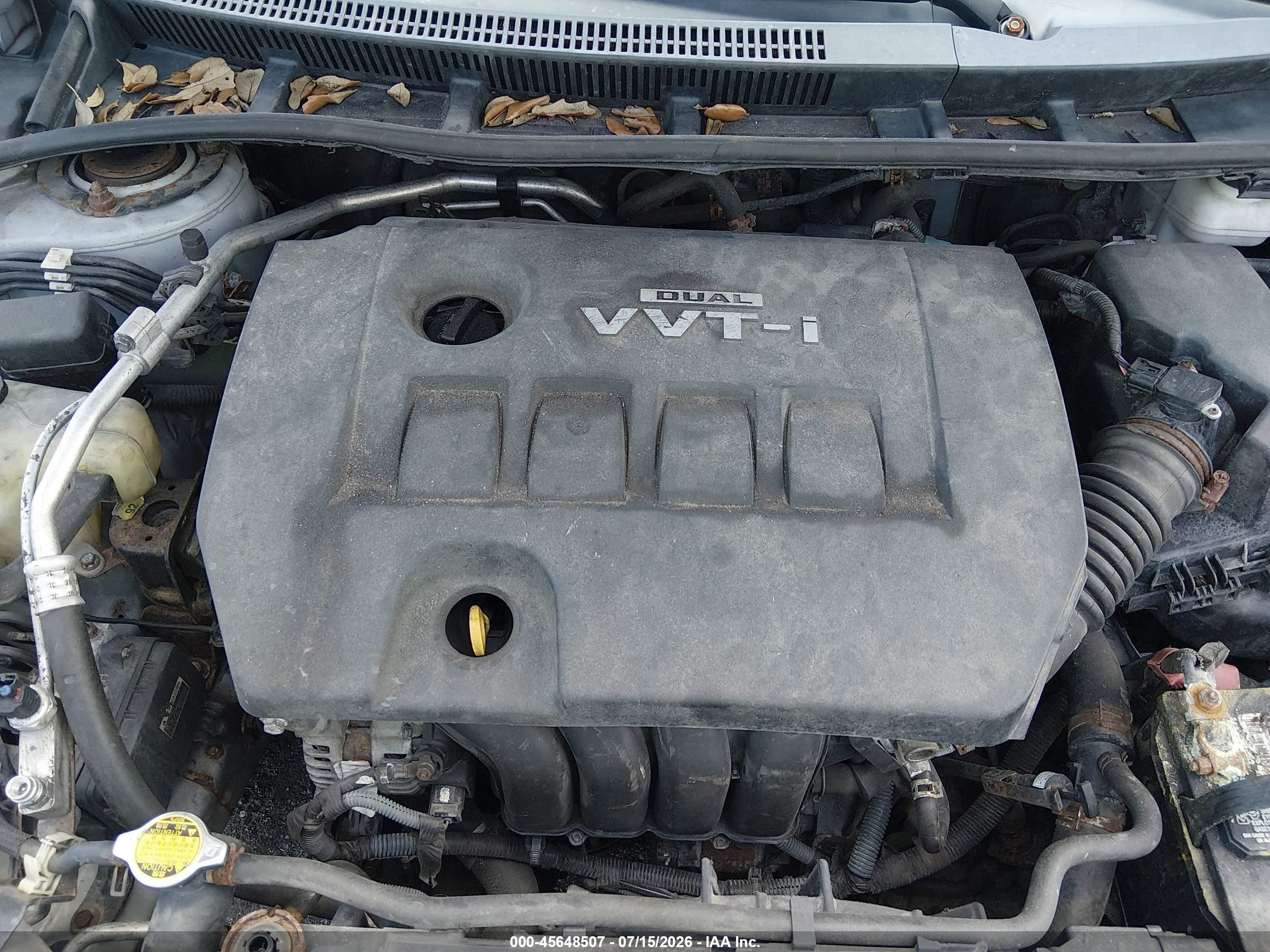 2010 Toyota Corolla Le Серебряный vin: 2T1BU4EE0AC517105