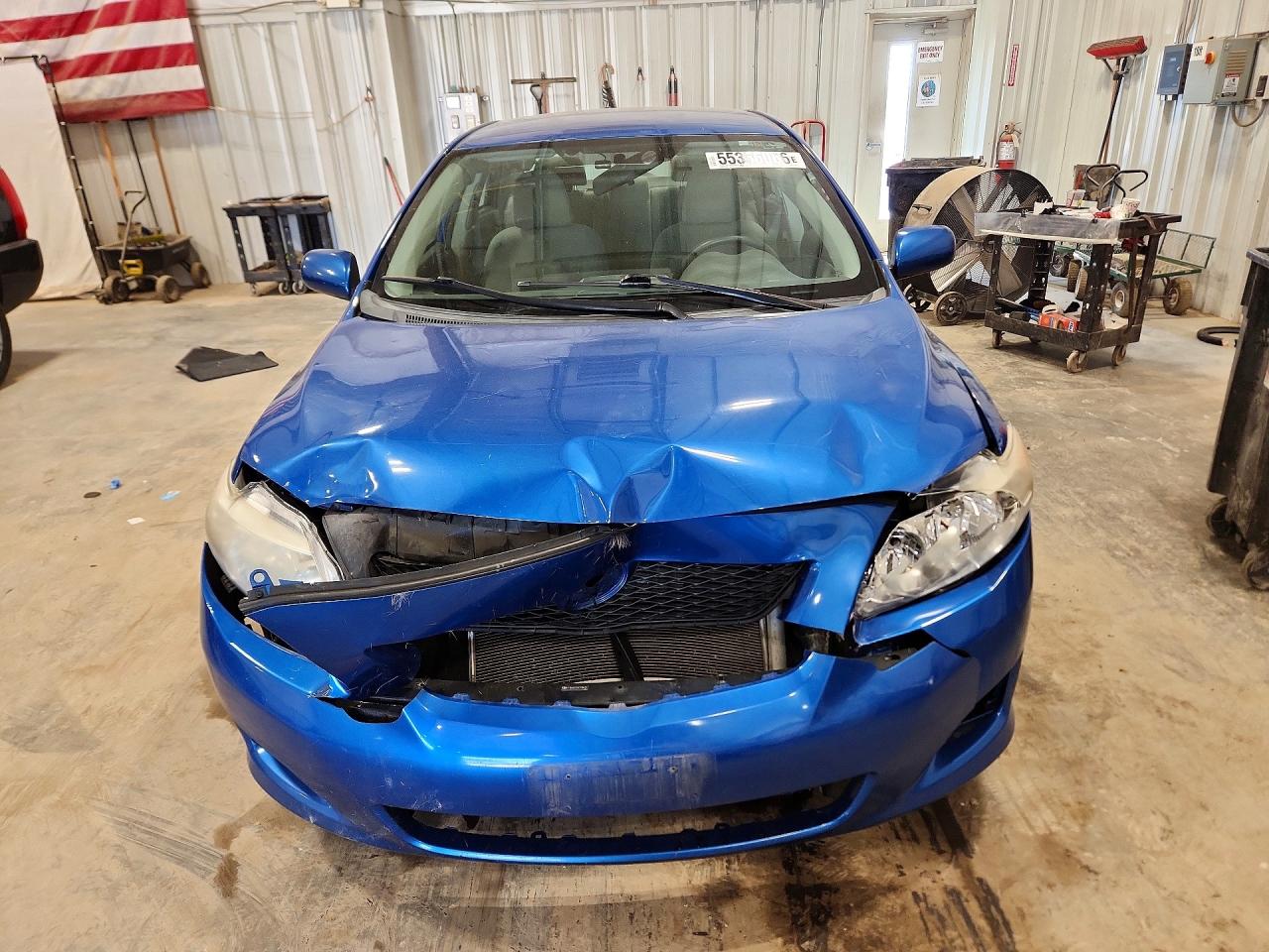 2010 Toyota Corolla Le Blue vin: 2T1BU4EE0AC519470