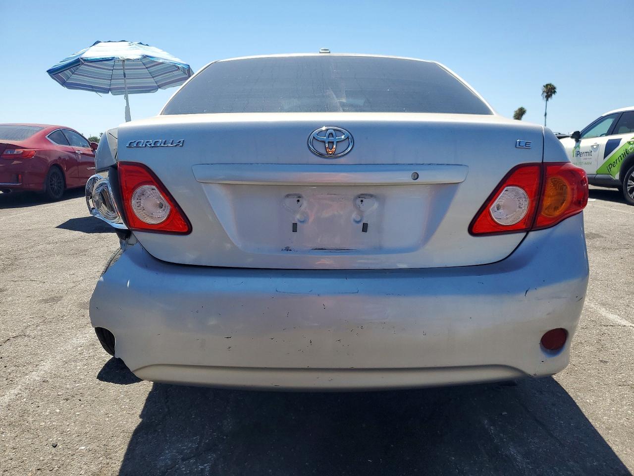2010 Toyota Corolla Le Gray vin: 2T1BU4EE0AC520621