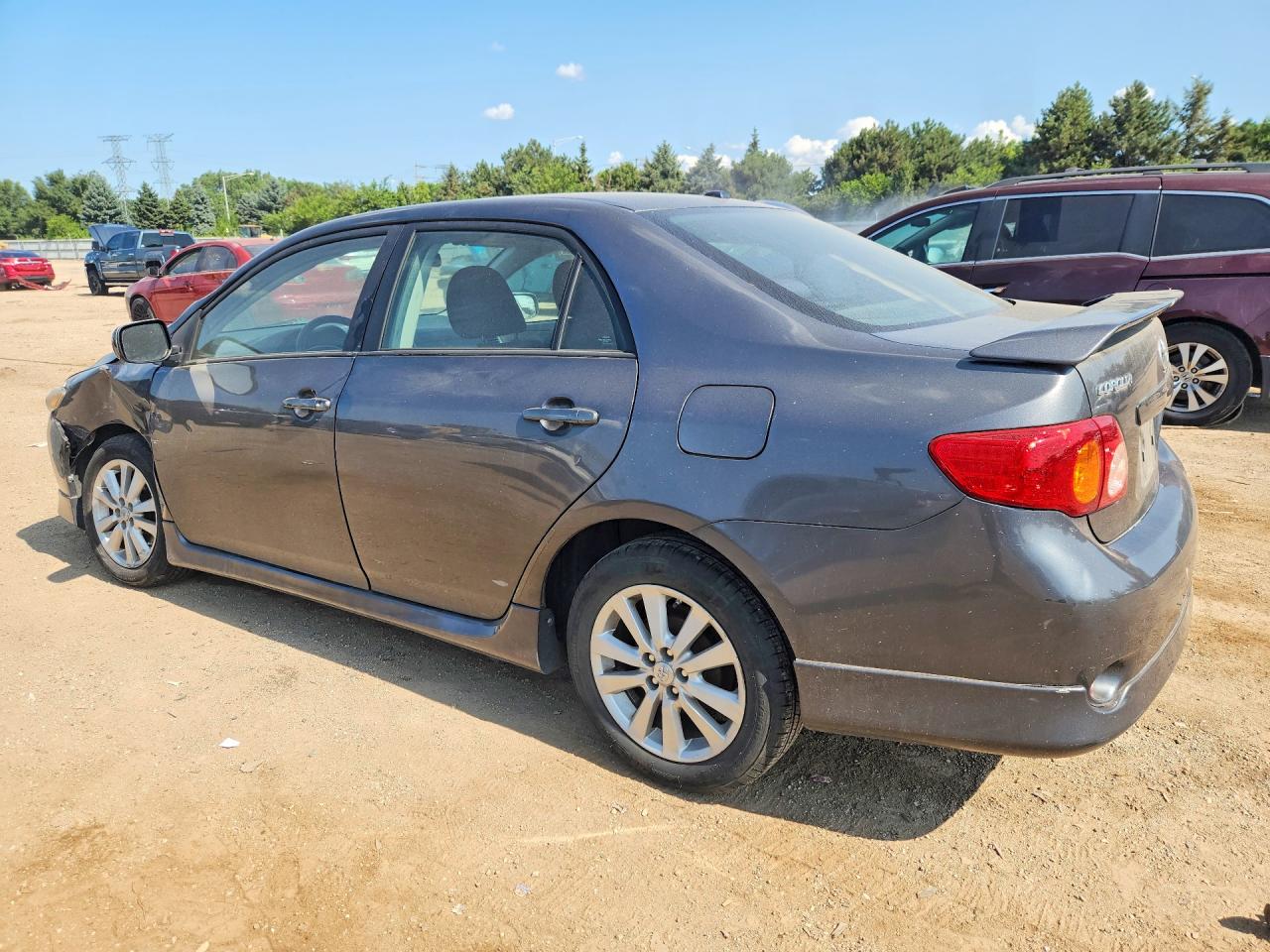 2010 Toyota Corolla S Серый vin: 2T1BU4EE0AC521428
