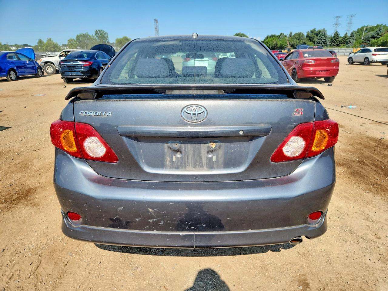 2010 Toyota Corolla S Серый vin: 2T1BU4EE0AC521428