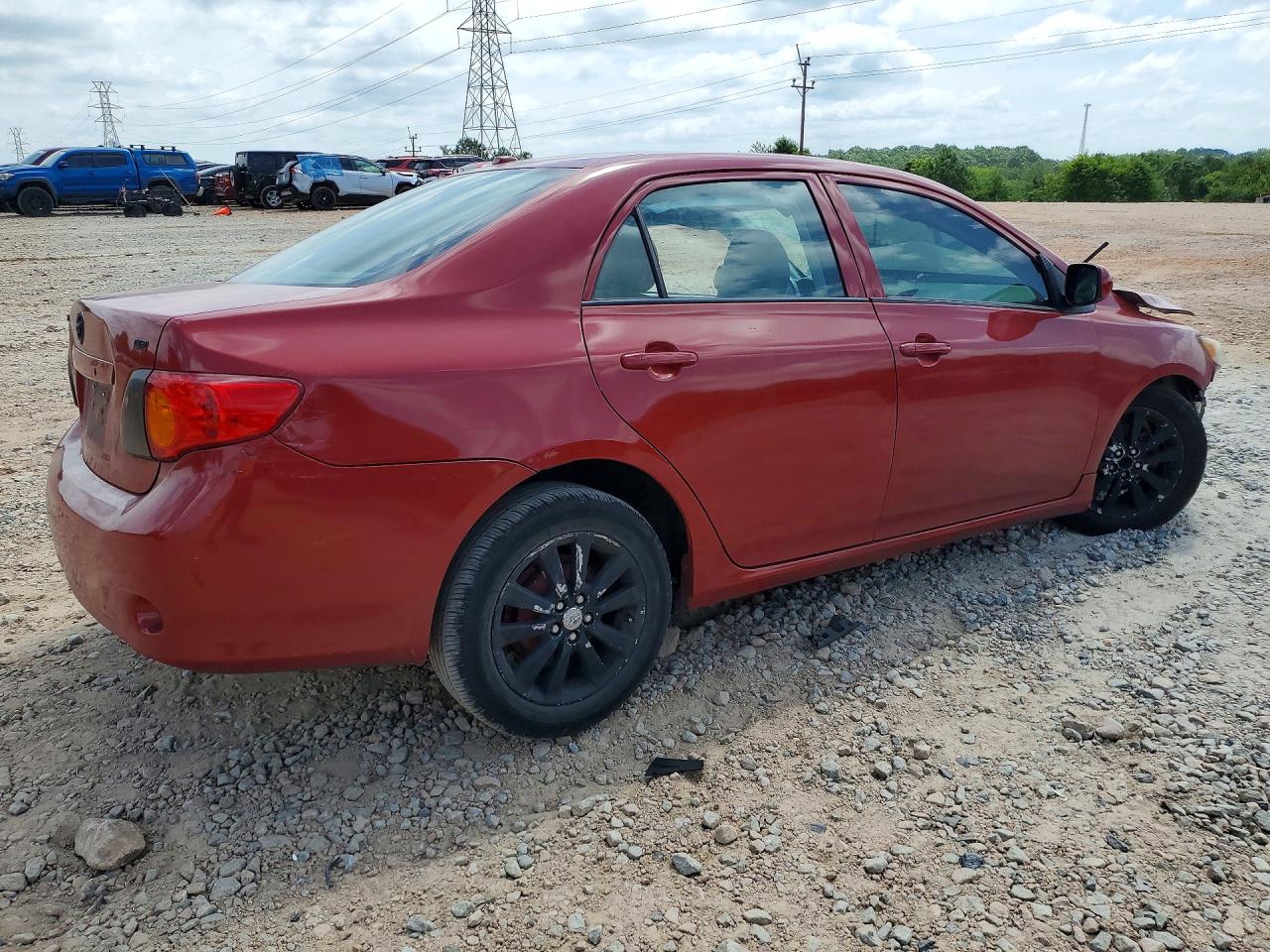 2010 Toyota Corolla Le Red vin: 2T1BU4EE0AC523437