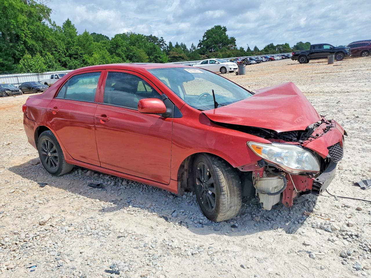 2010 Toyota Corolla Le Red vin: 2T1BU4EE0AC523437