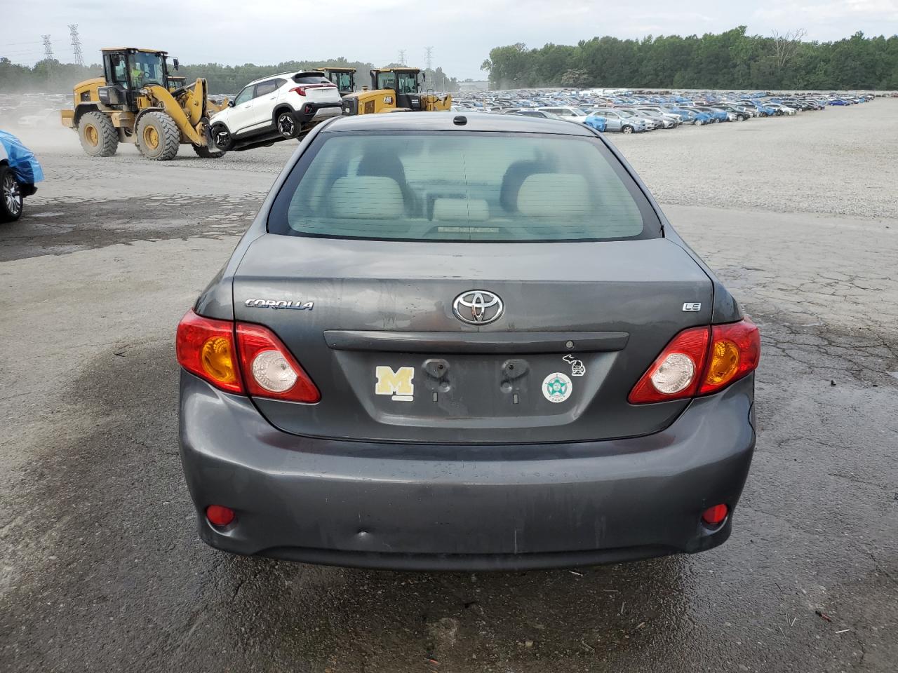 2010 Toyota Corolla Base Gray vin: 2T1BU4EE0AC524278