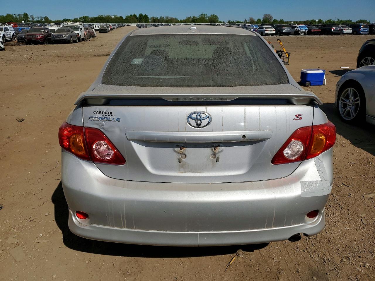 2010 Toyota Corolla S Серебряный vin: 2T1BU4EE0AC534423