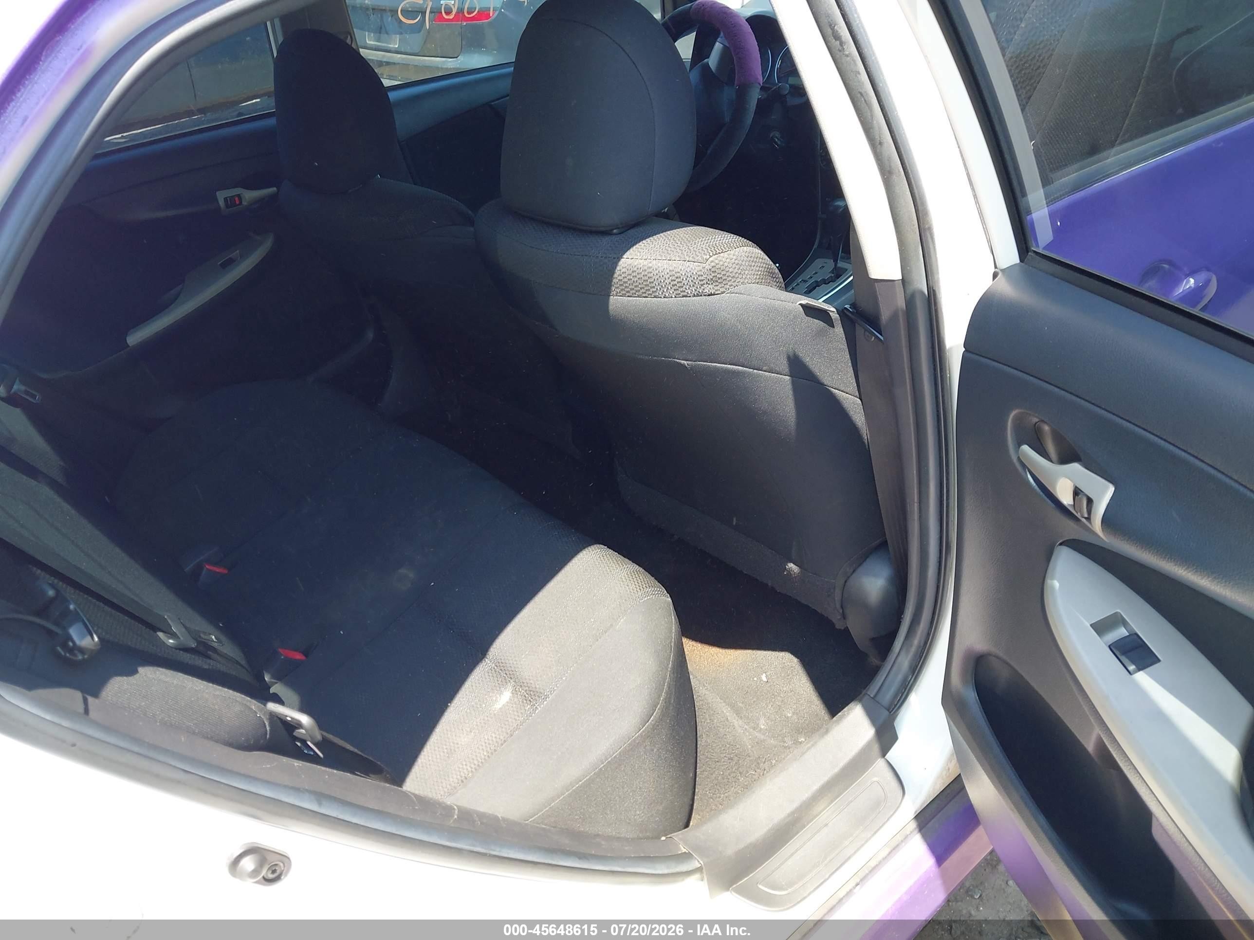 2011 Toyota Corolla S Purple vin: 2T1BU4EE0BC553622