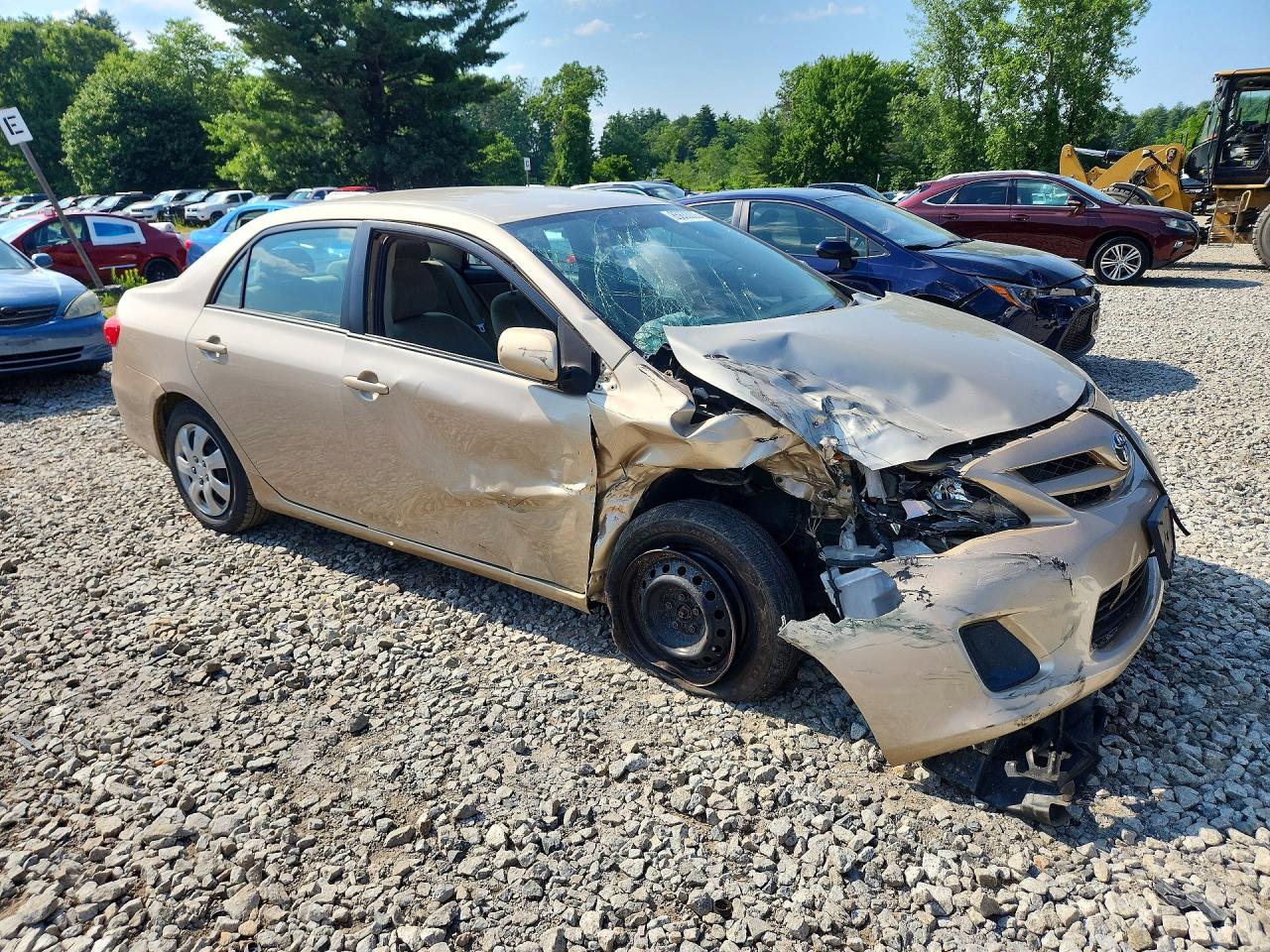 2011 Toyota Corolla Le Gold vin: 2T1BU4EE0BC578908