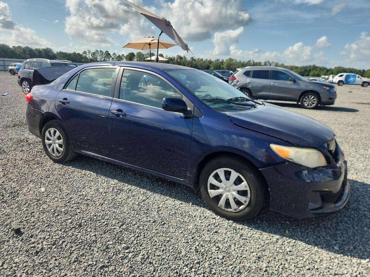 2011 Toyota Corolla Le Blue vin: 2T1BU4EE0BC582330