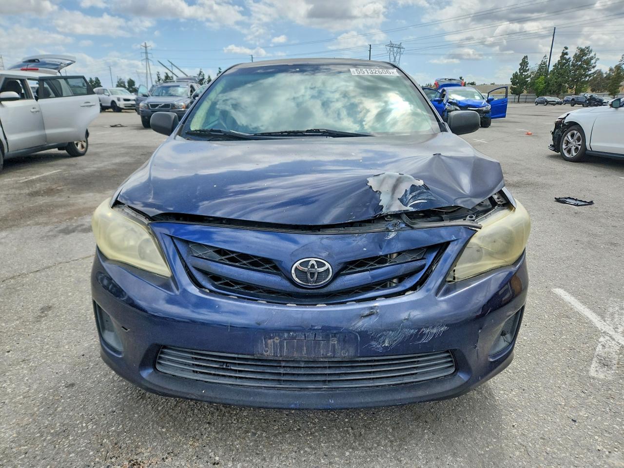 2011 Toyota Corolla Le Blue vin: 2T1BU4EE0BC583171