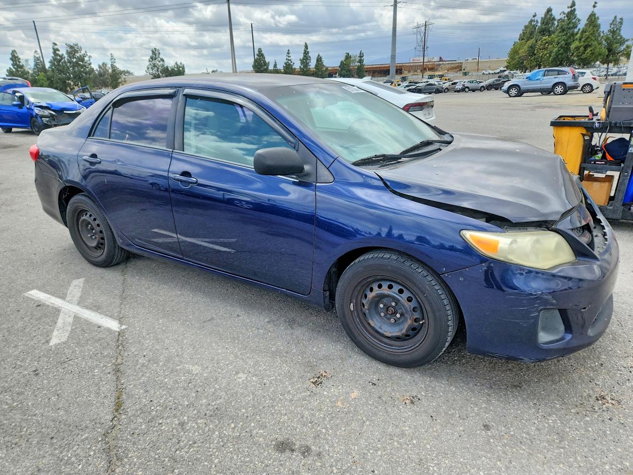 2011 Toyota Corolla Le Blue vin: 2T1BU4EE0BC583171