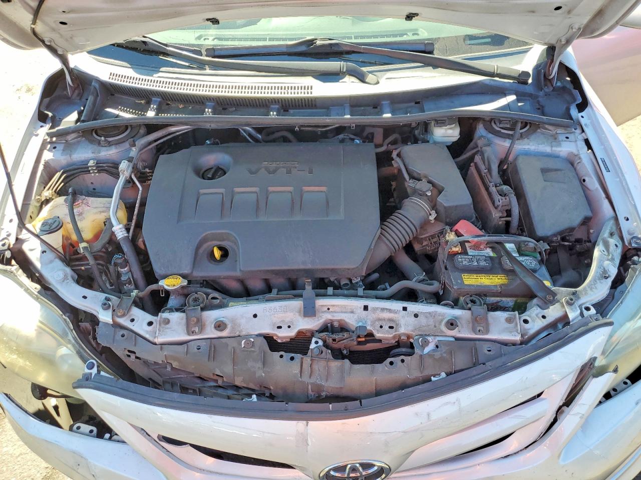 2011 Toyota Corolla S Silver vin: 2T1BU4EE0BC598284