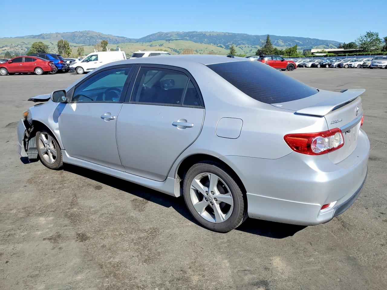 2011 Toyota Corolla S Silver vin: 2T1BU4EE0BC598284