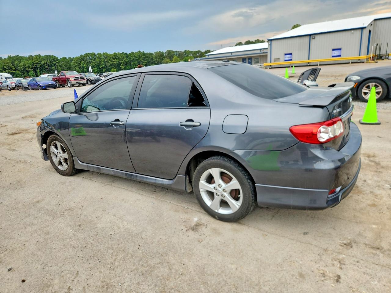 2011 Toyota Corolla S Gray vin: 2T1BU4EE0BC606688