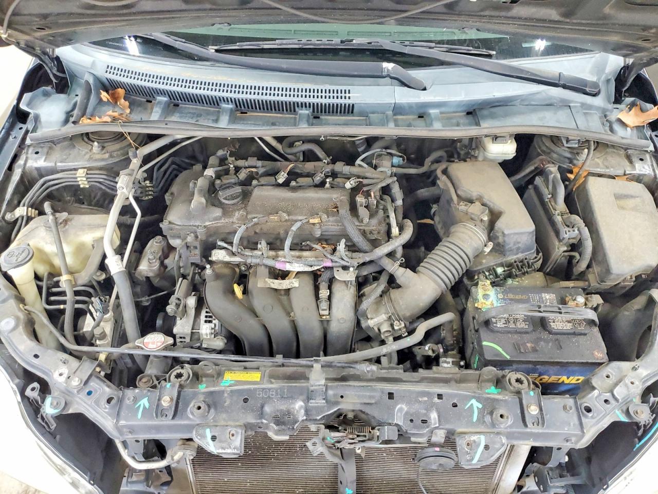 2011 Toyota Corolla  Le Черный vin: 2T1BU4EE0BC615102