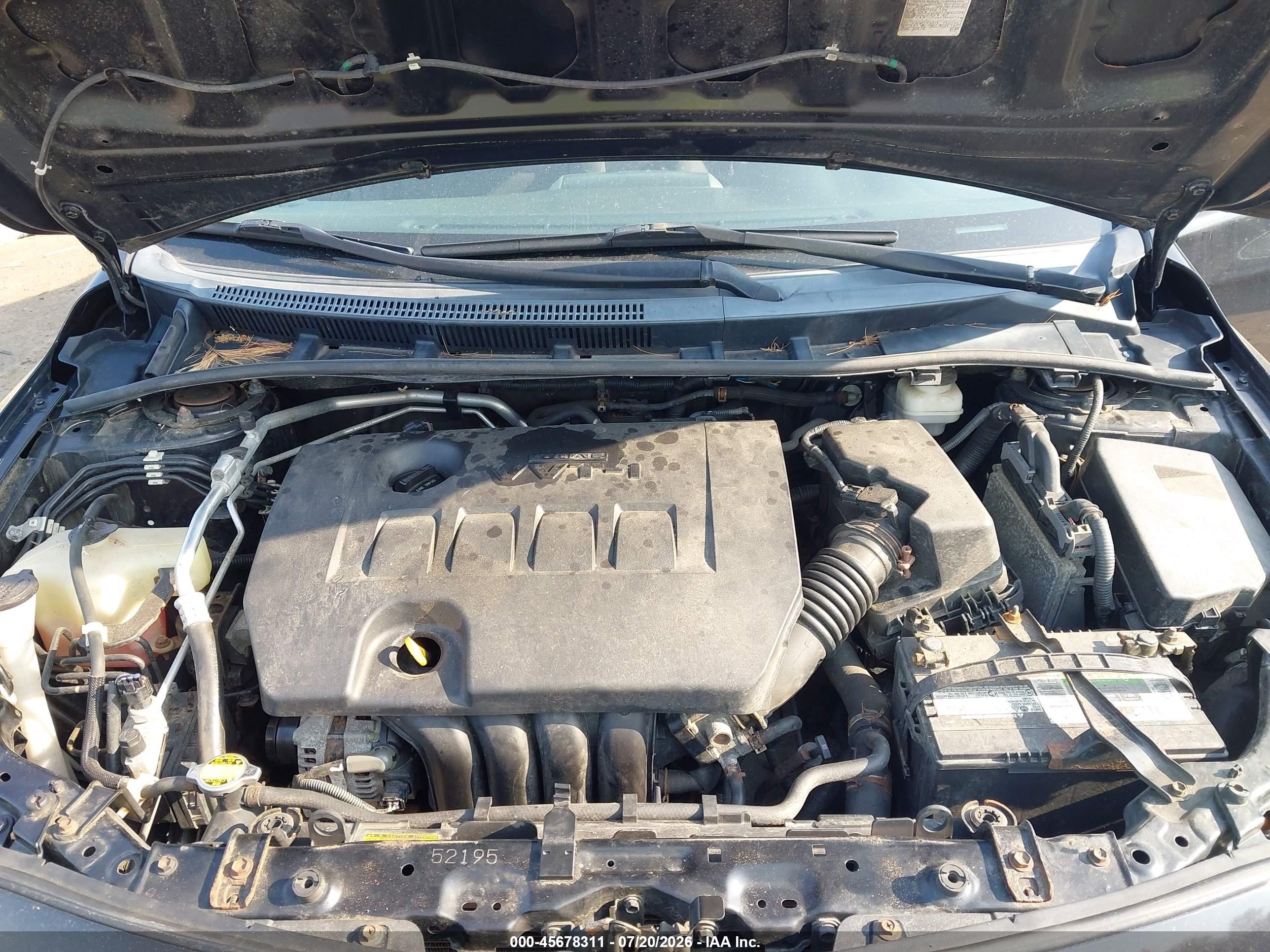 2011 Toyota Corolla S Black vin: 2T1BU4EE0BC616458