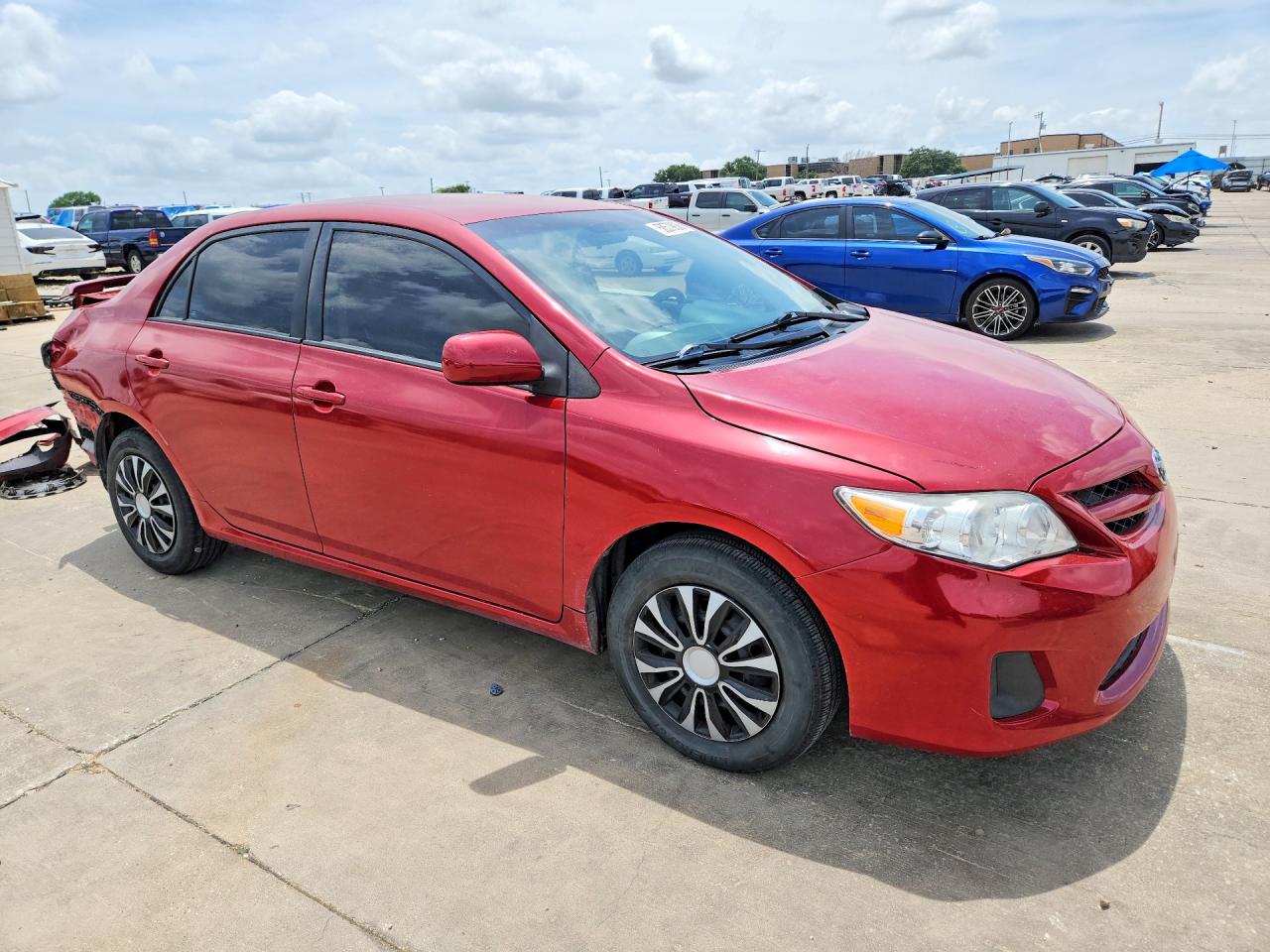 2011 Toyota Corolla Le Красный vin: 2T1BU4EE0BC628058