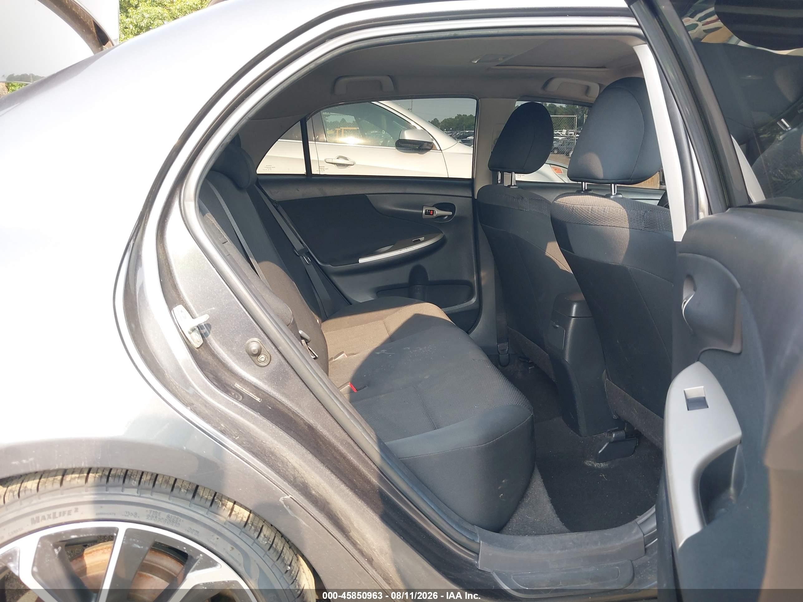 2011 Toyota Corolla S Gray vin: 2T1BU4EE0BC645426