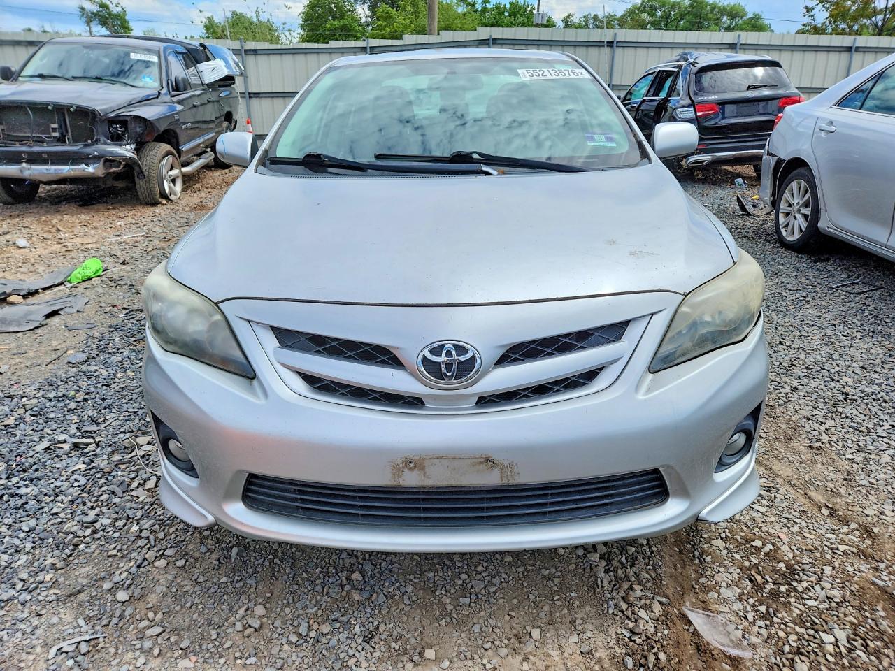 2011 Toyota Corolla S Silver vin: 2T1BU4EE0BC653509