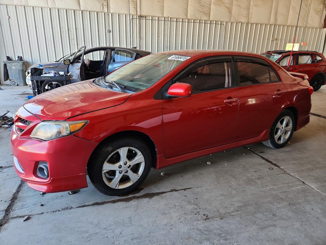 2011 Toyota Corolla S Red vin: 2T1BU4EE0BC665532