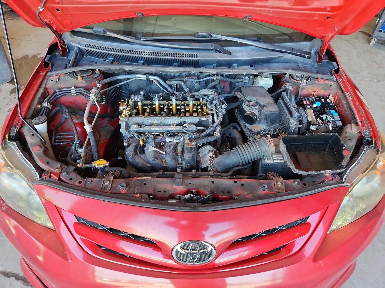 2011 Toyota Corolla S Red vin: 2T1BU4EE0BC665532