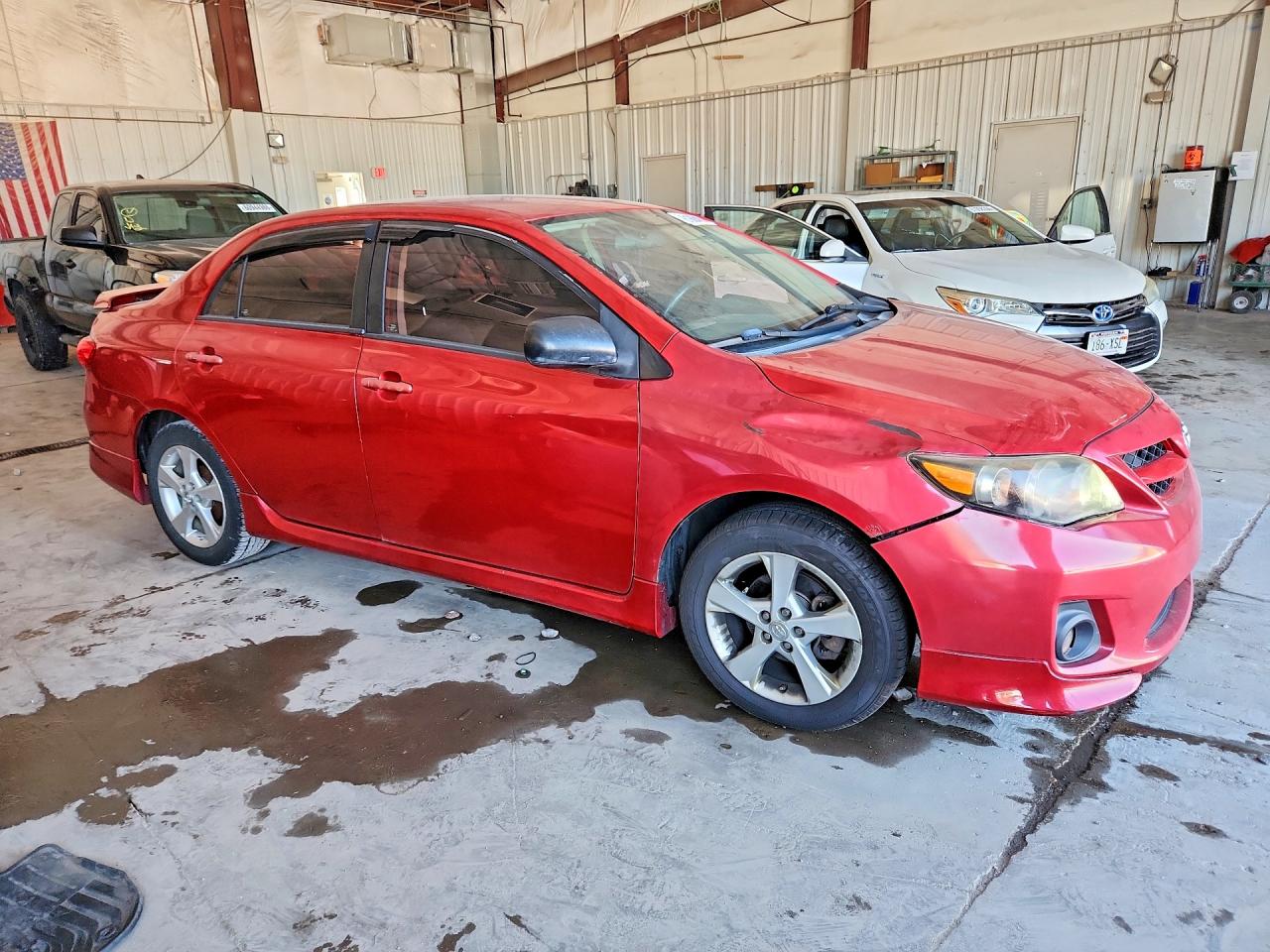 2011 Toyota Corolla S Red vin: 2T1BU4EE0BC665532