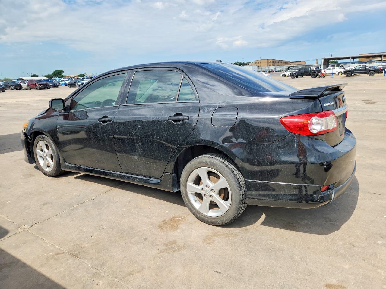 2011 Toyota Corolla S Black vin: 2T1BU4EE0BC666261