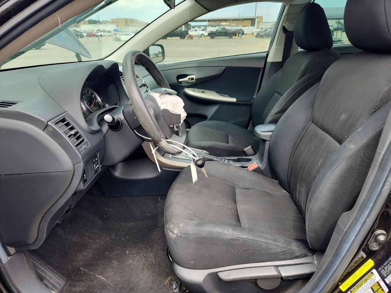 2011 Toyota Corolla S Black vin: 2T1BU4EE0BC666261