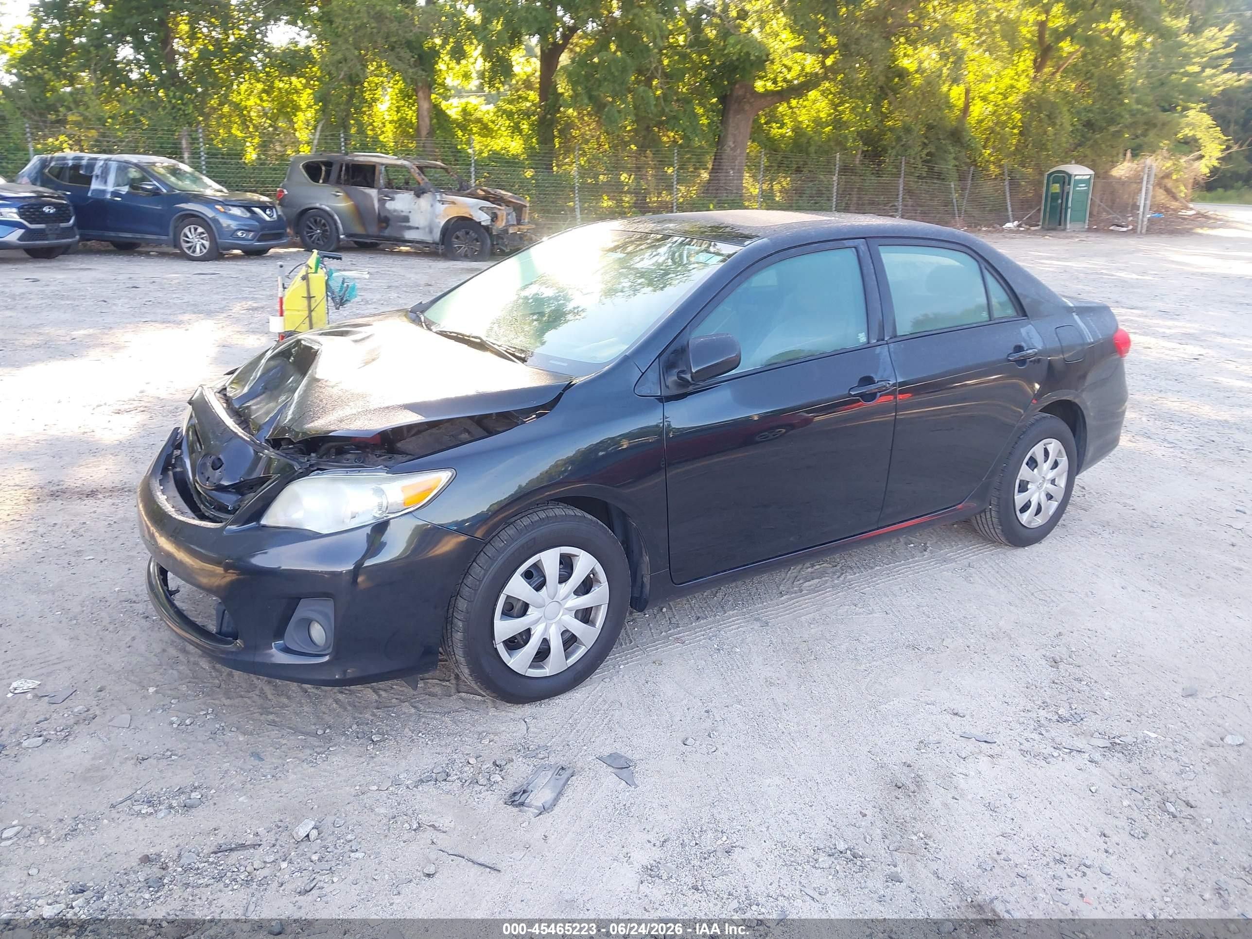 2011 Toyota Corolla Le Black vin: 2T1BU4EE0BC672951