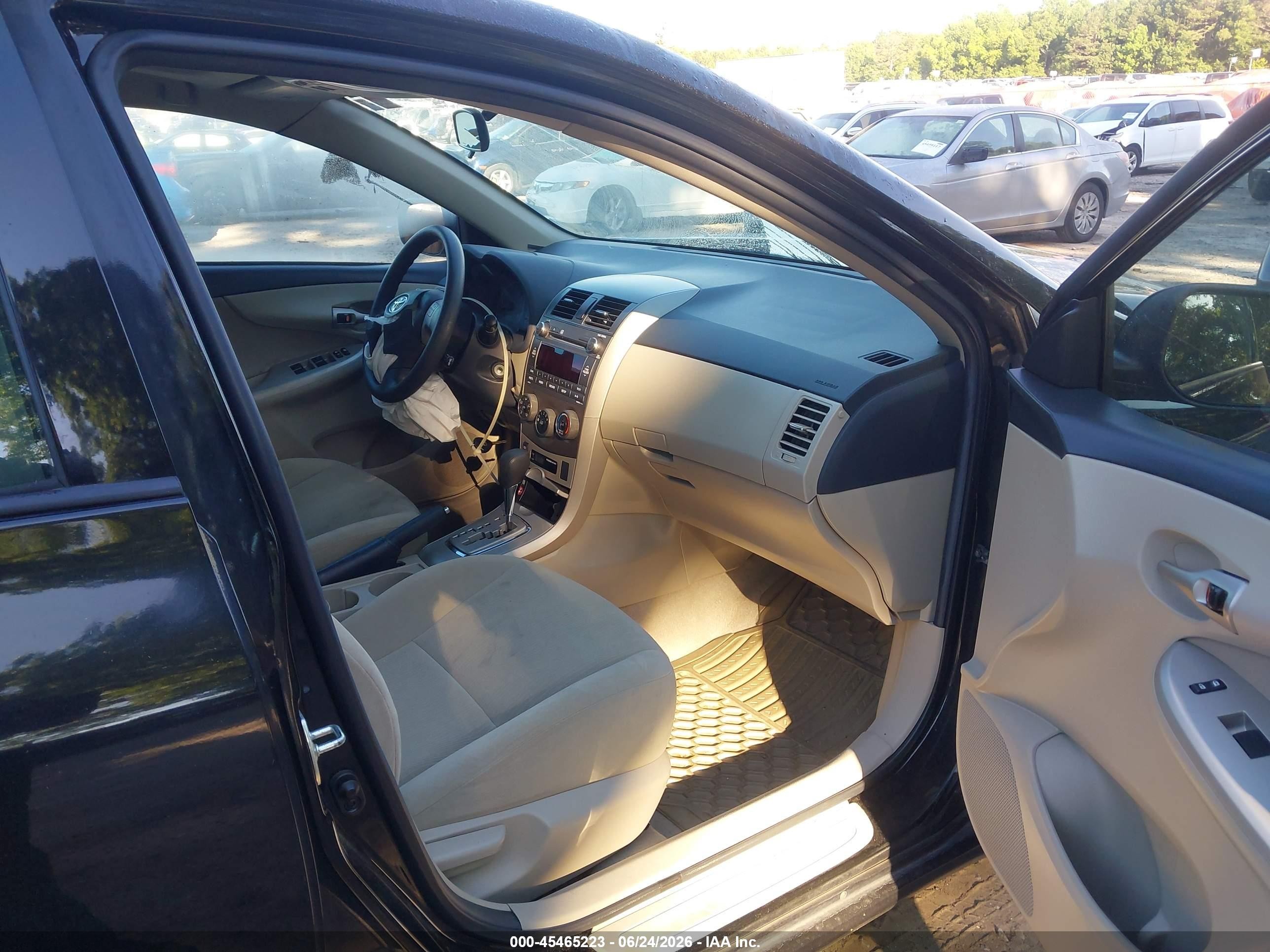 2011 Toyota Corolla Le Black vin: 2T1BU4EE0BC672951