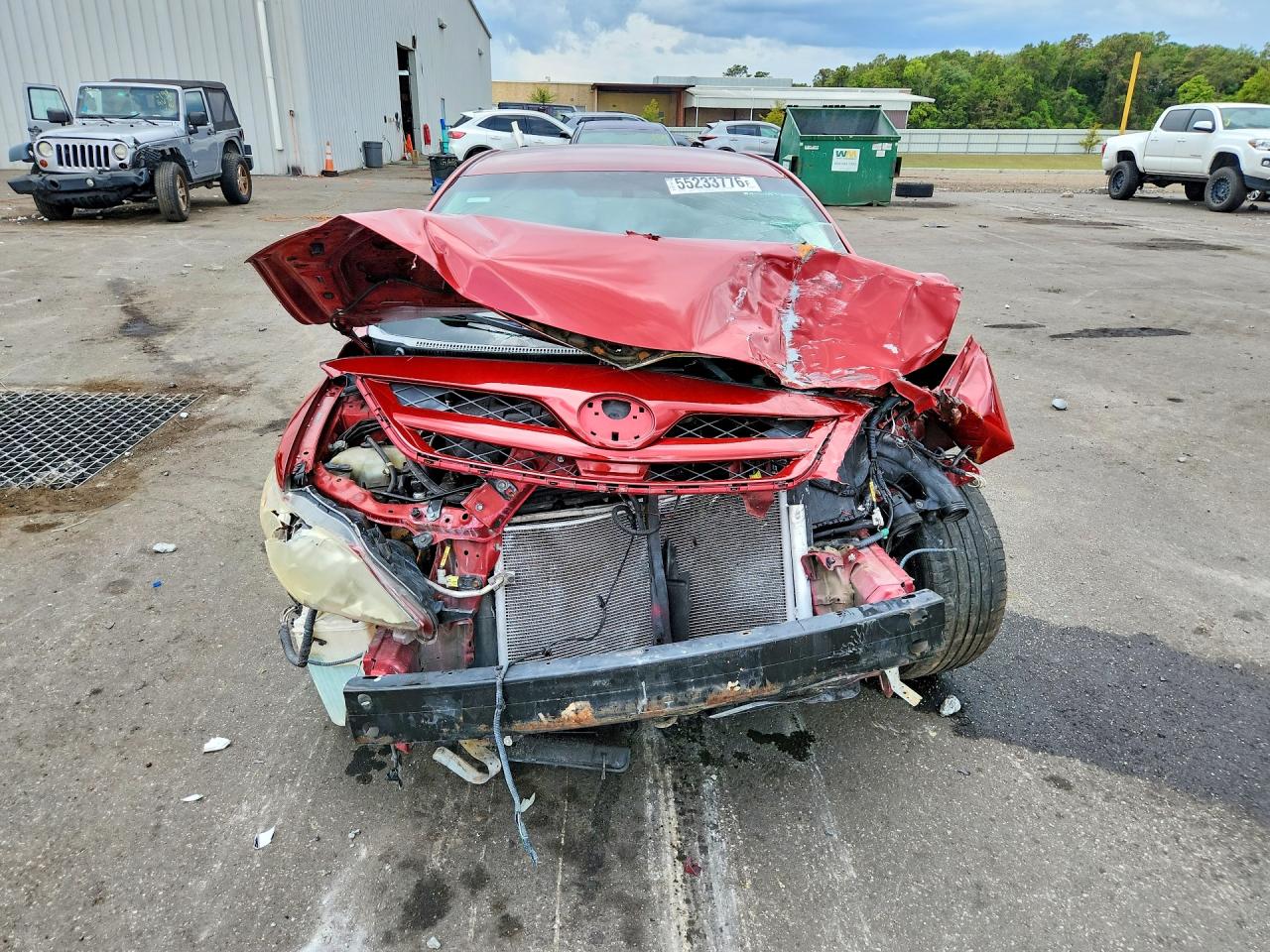 2011 Toyota Corolla S Red vin: 2T1BU4EE0BC675218