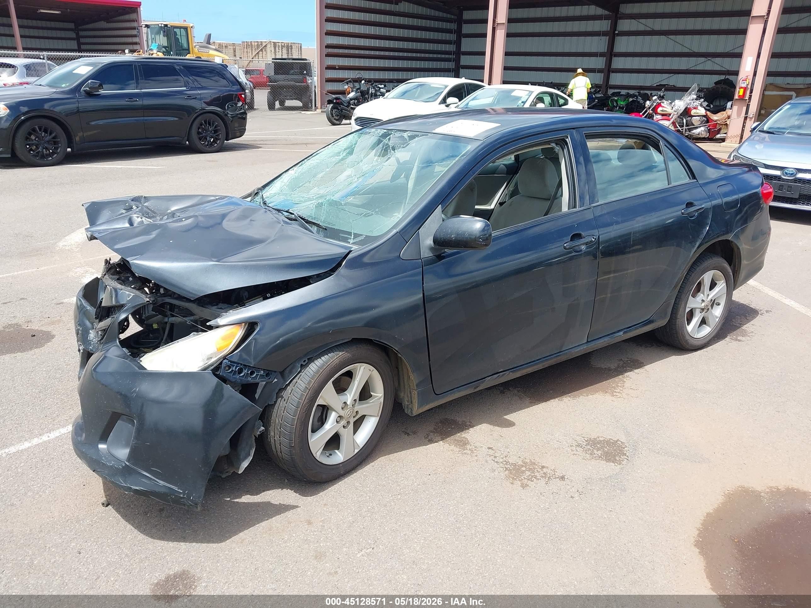 2011 Toyota Corolla Le Черный vin: 2T1BU4EE0BC689216