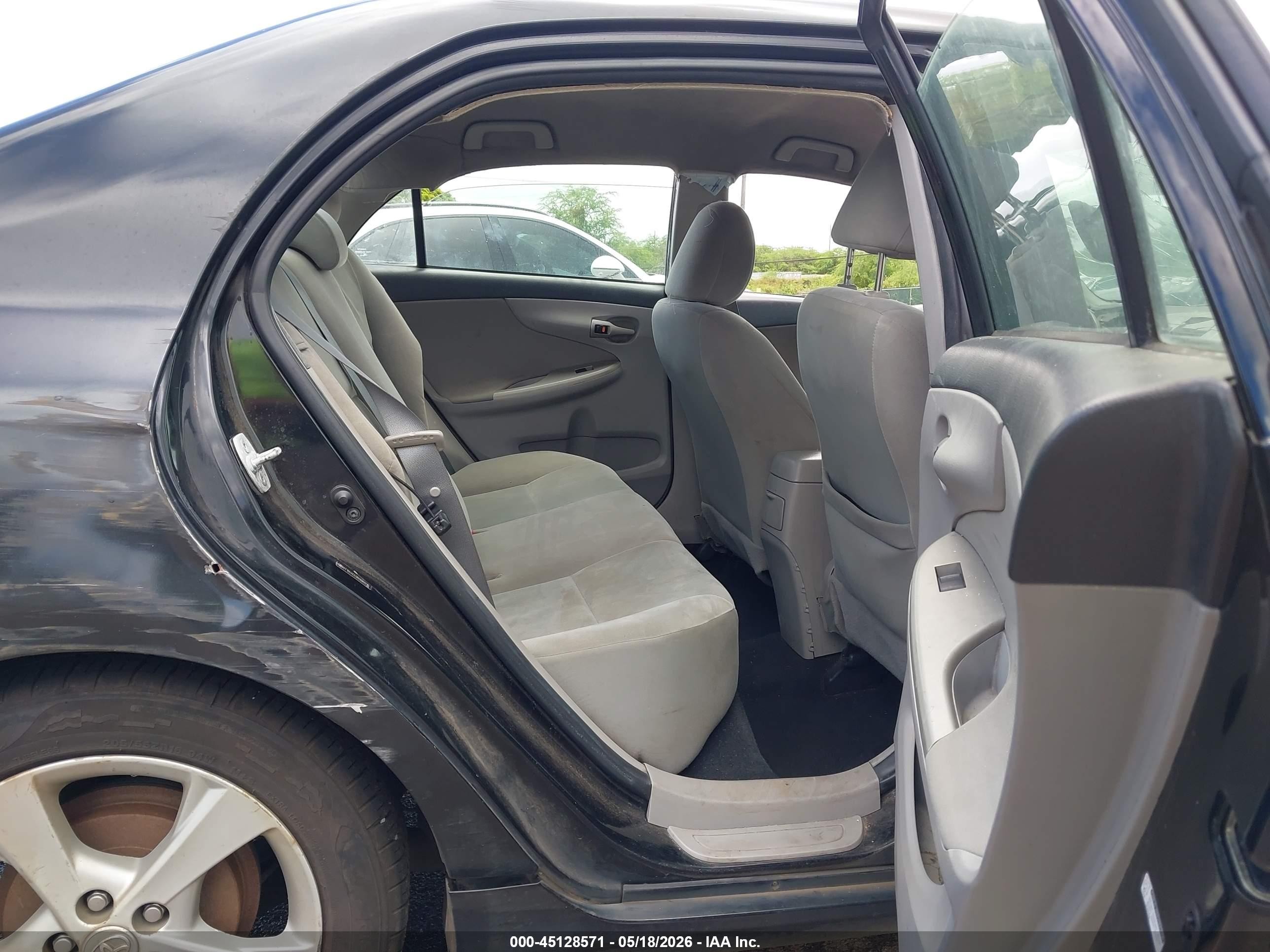 2011 Toyota Corolla Le Черный vin: 2T1BU4EE0BC689216