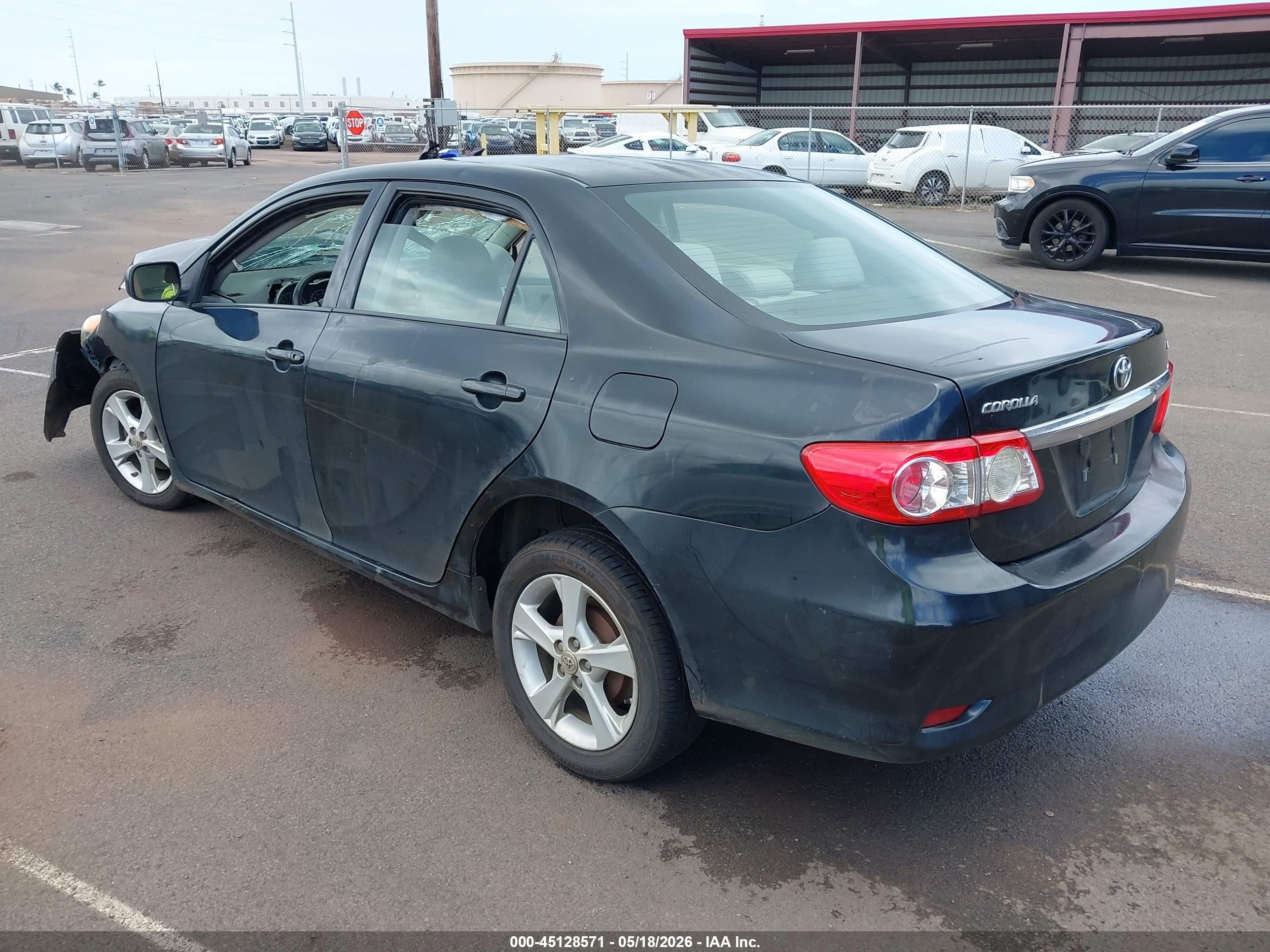 2011 Toyota Corolla Le Черный vin: 2T1BU4EE0BC689216