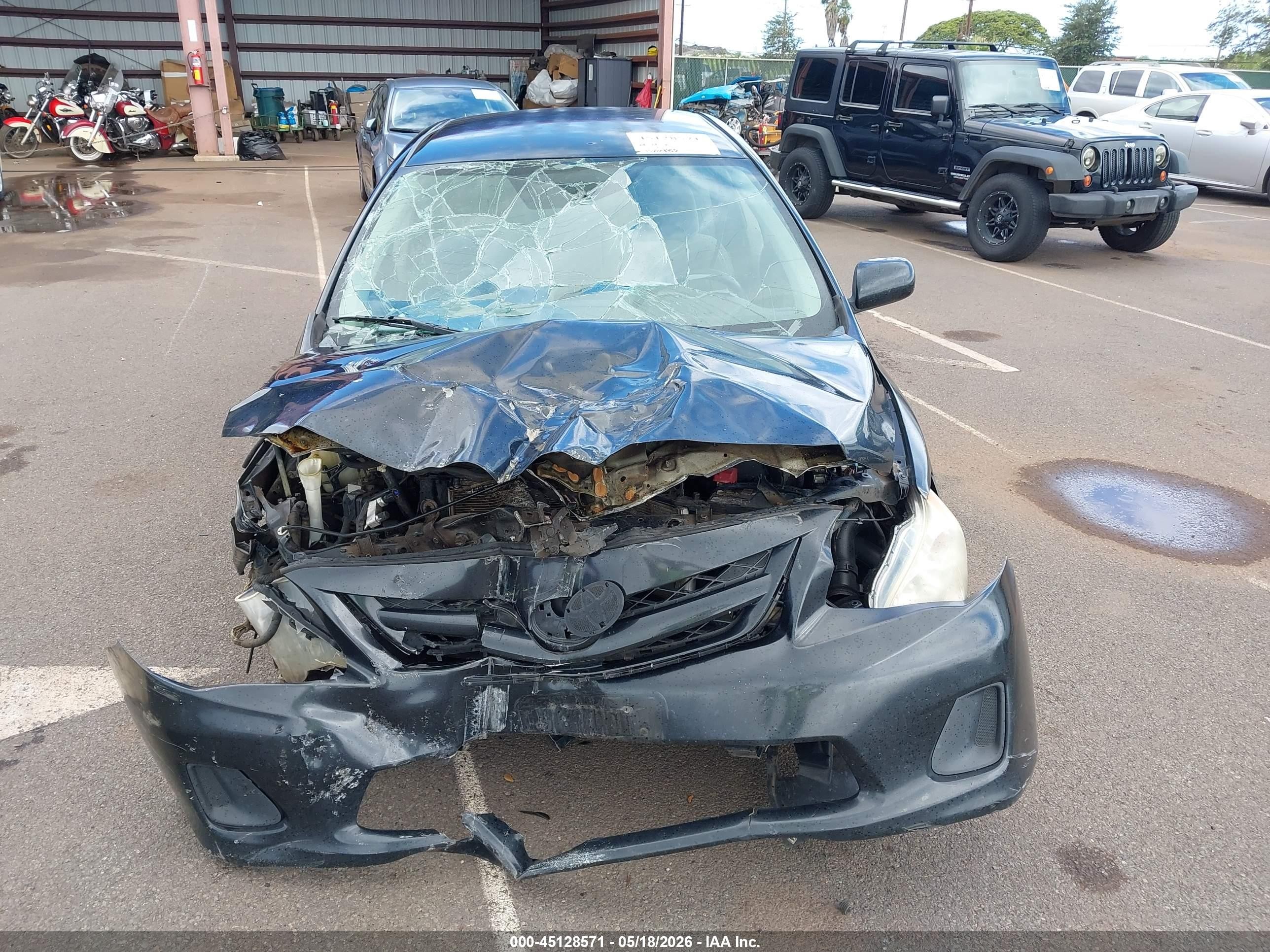 2011 Toyota Corolla Le Черный vin: 2T1BU4EE0BC689216