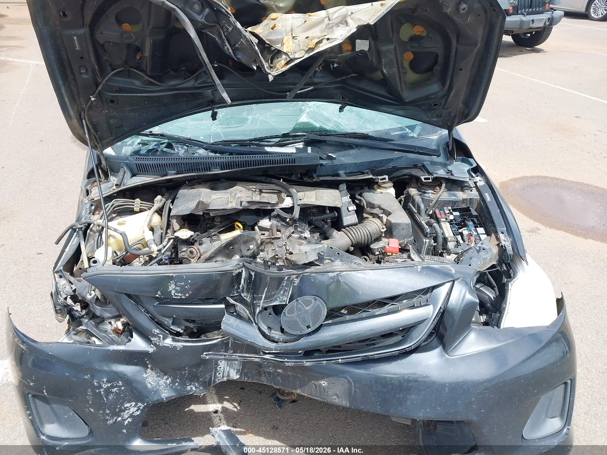 2011 Toyota Corolla Le Черный vin: 2T1BU4EE0BC689216
