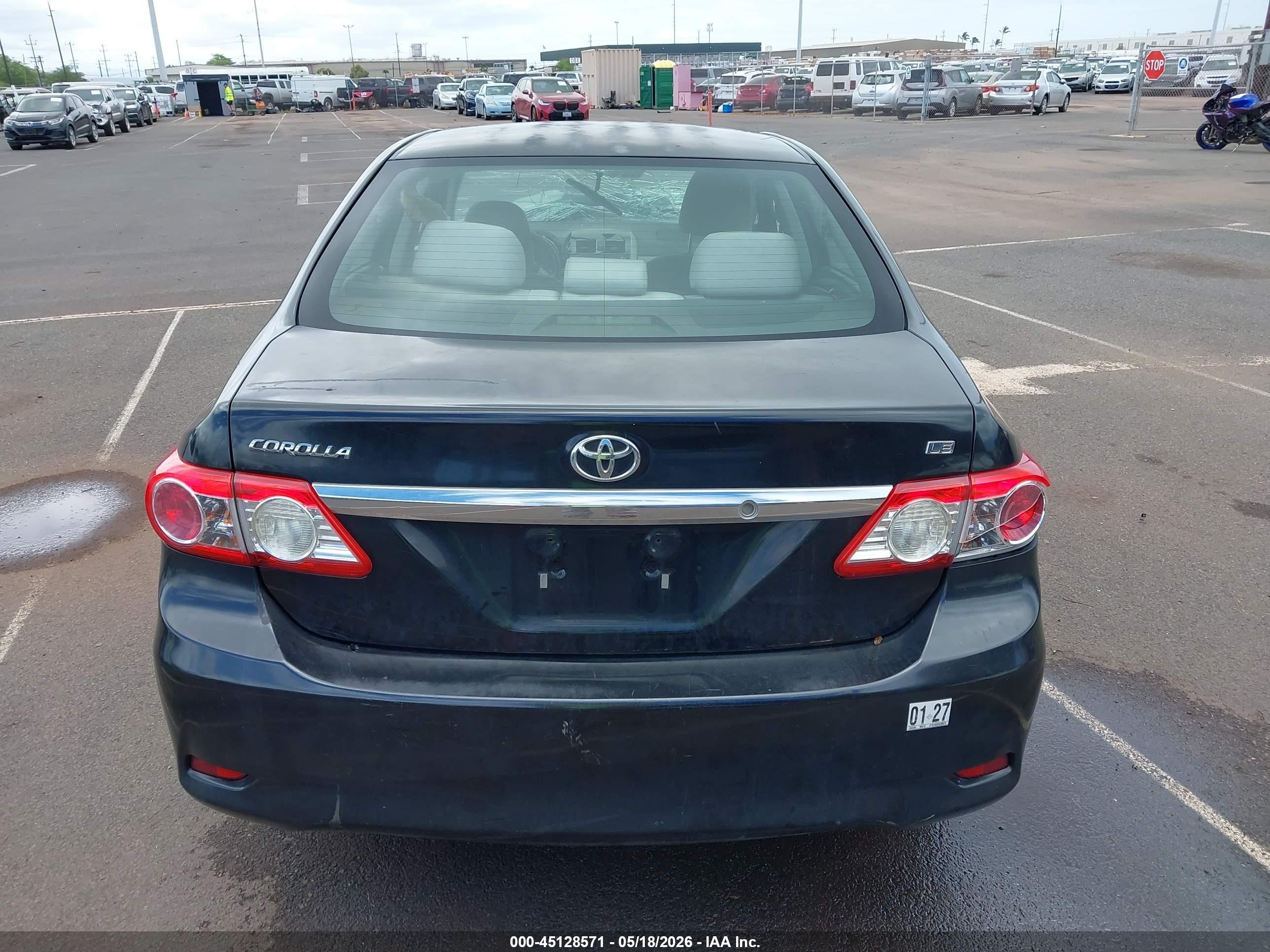 2011 Toyota Corolla Le Черный vin: 2T1BU4EE0BC689216