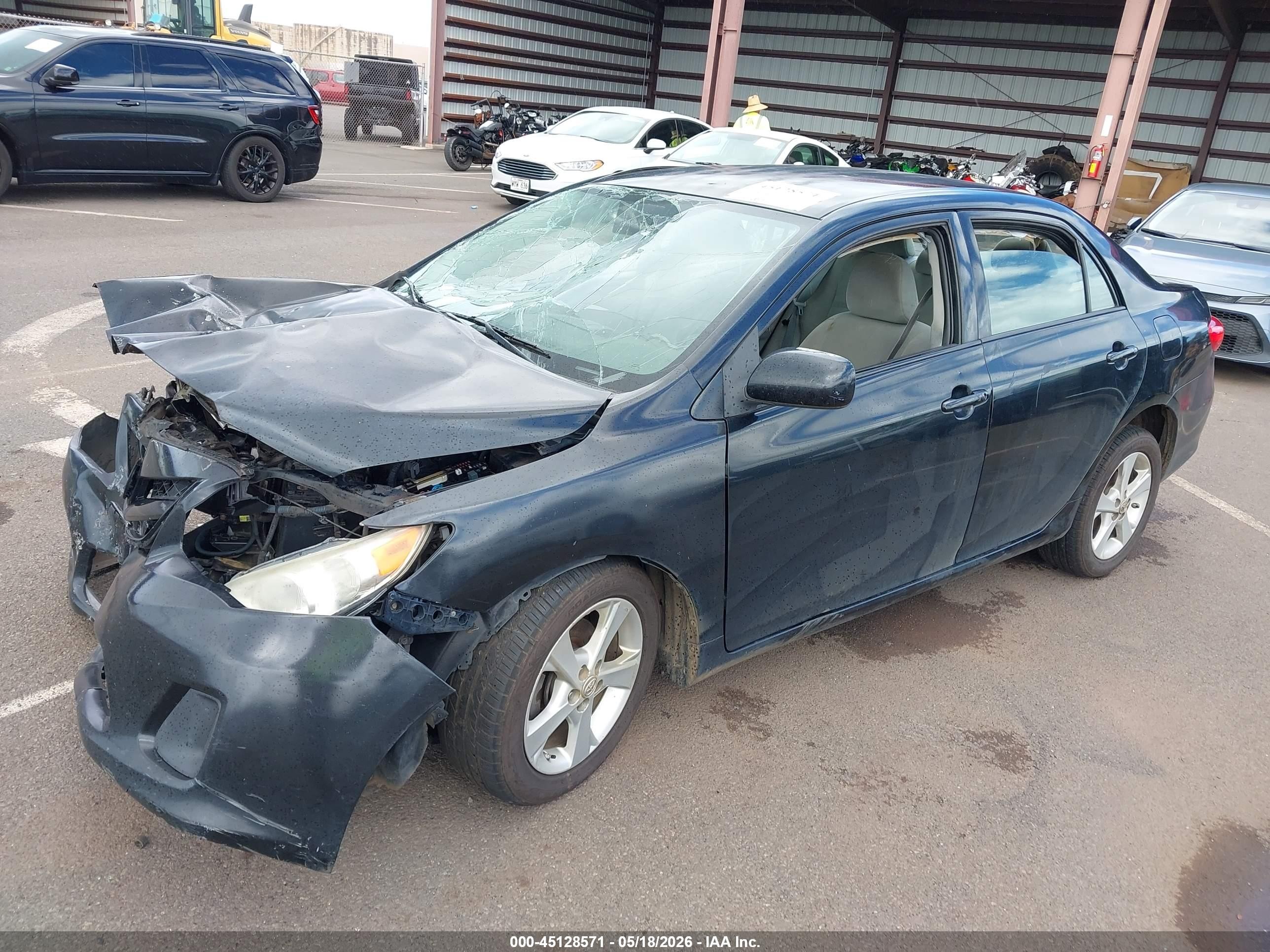 2011 Toyota Corolla Le Черный vin: 2T1BU4EE0BC689216
