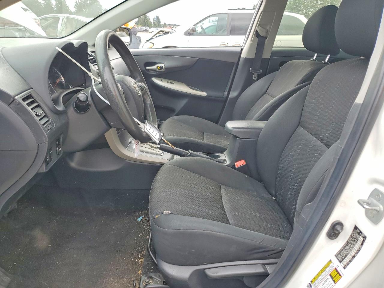 2011 Toyota Corolla S White vin: 2T1BU4EE0BC693315