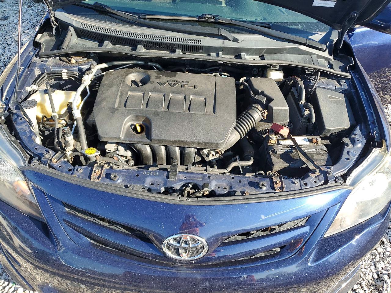2011 Toyota Corolla S Синий vin: 2T1BU4EE0BC697235